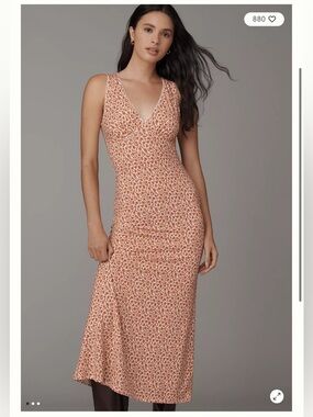 NWT Reformation Brayden Midi Dress